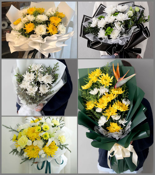 山东青岛平度市店子镇艾家屯村白事花束代送
